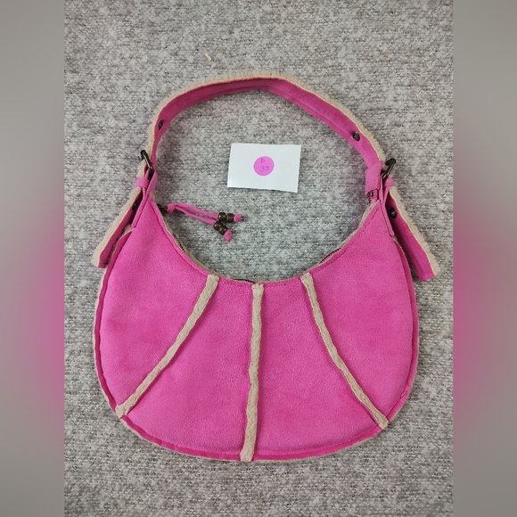 Old Navy Handbags - Vintage Old Navy Pink Hobo Bag Y2K